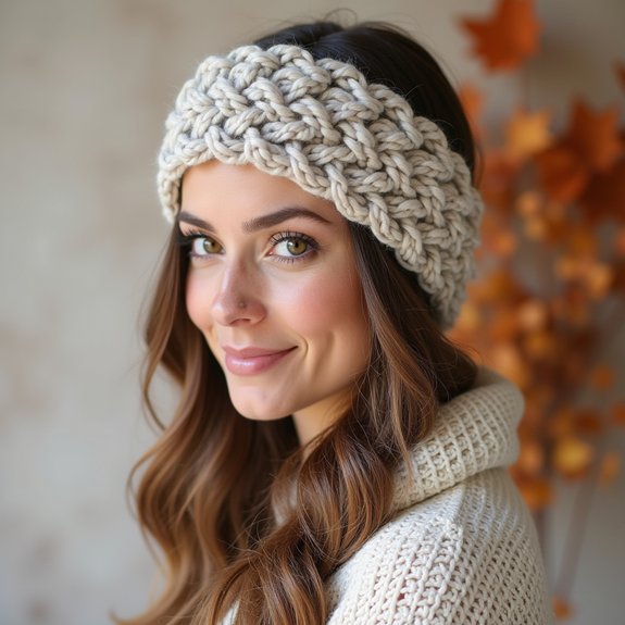 fashionable braided ear warmer