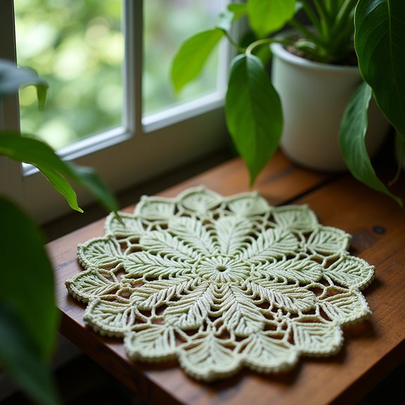 fern themed nature coaster design