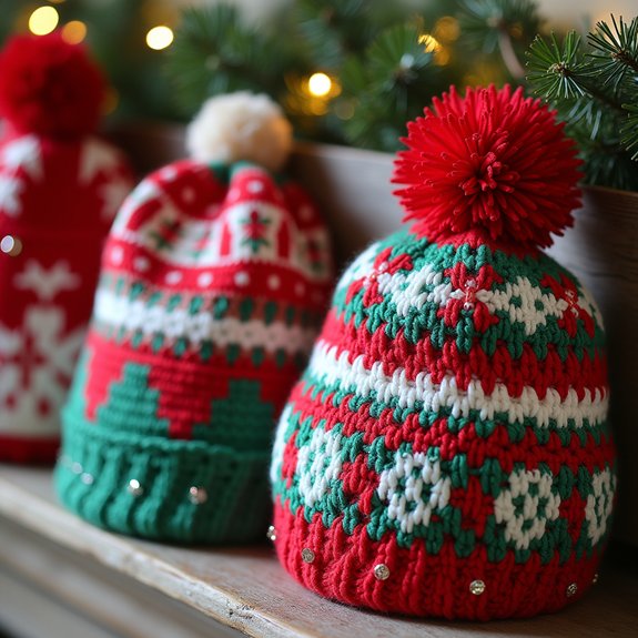 festive handmade holiday headwear