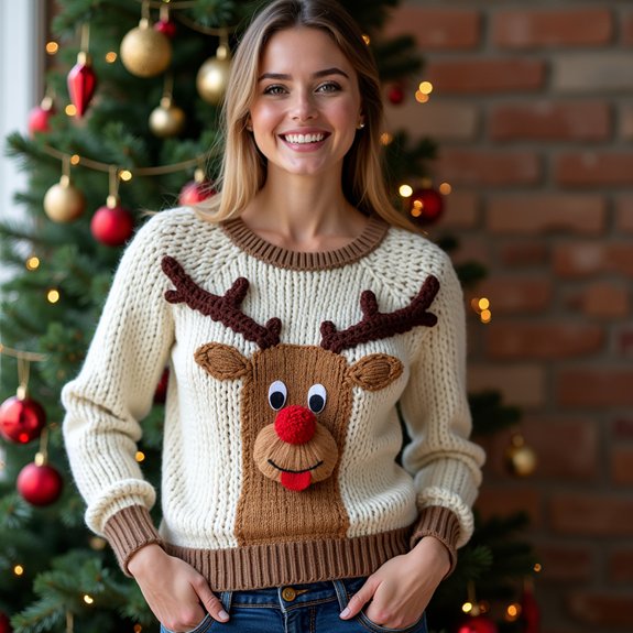 festive reindeer decoration project