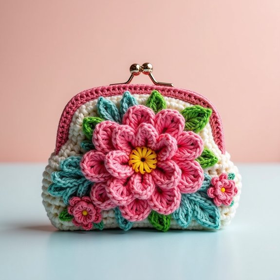 floral design small purse
