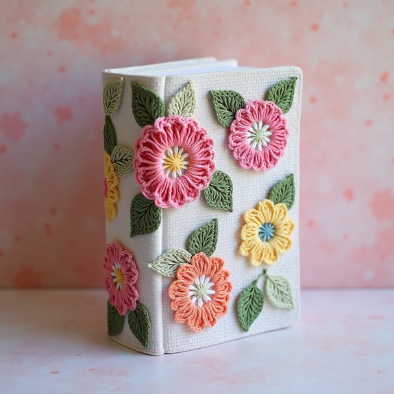 floral themed book covers