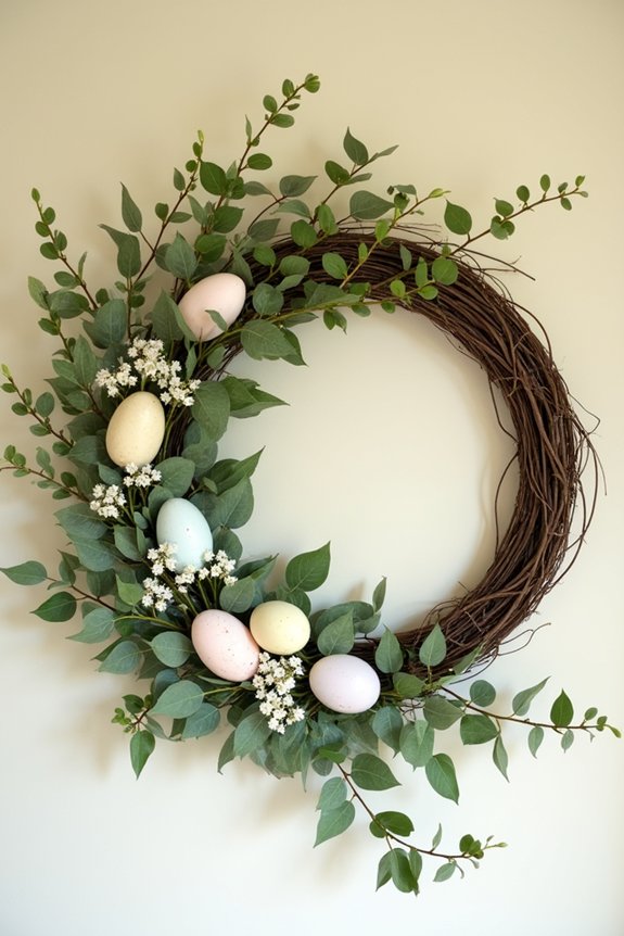 floral themed easter decorations
