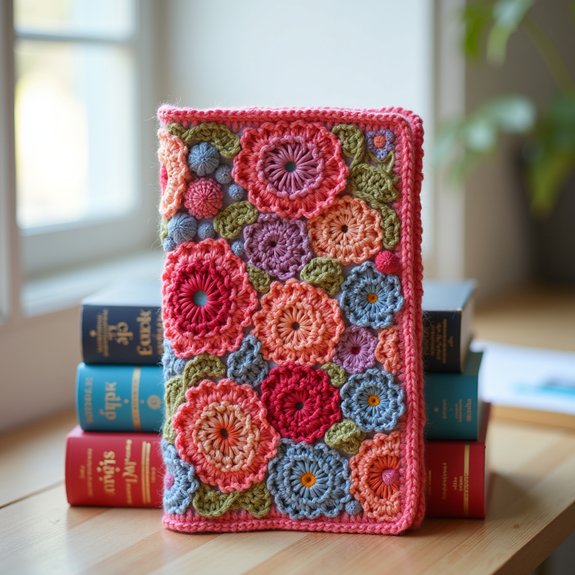 flower patterned book cover