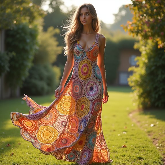flowy vibrant free spirited attire