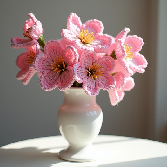 fragile pink floral beauty