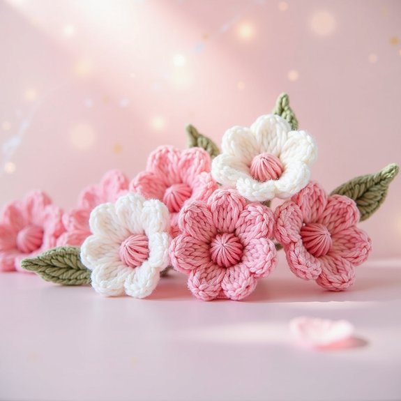 fragile pink flower petals