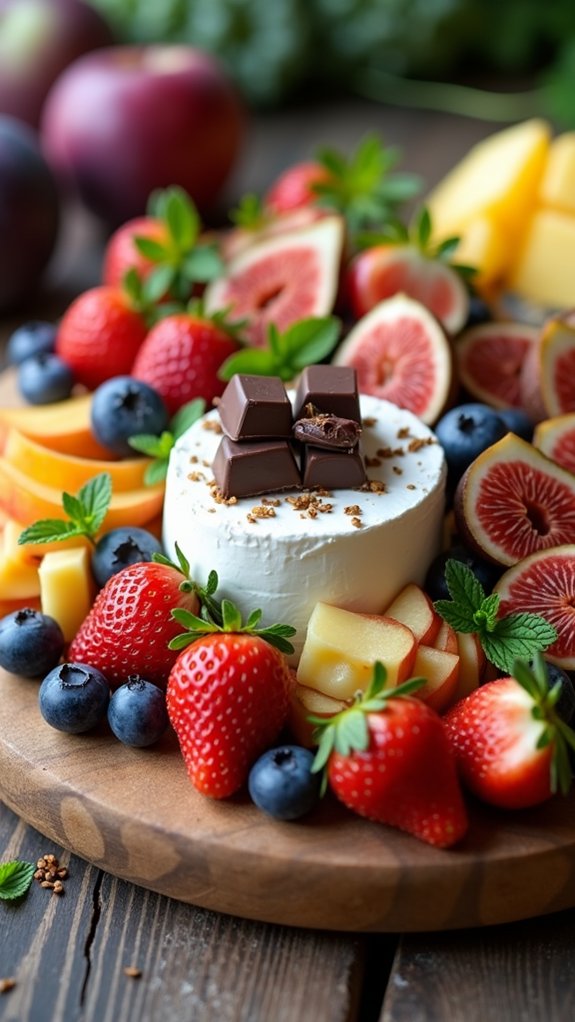 fruit charcuterie board delight