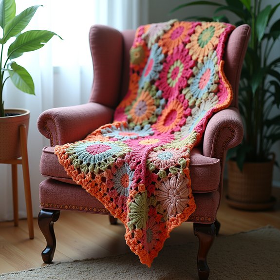 geometric patterned cozy cover