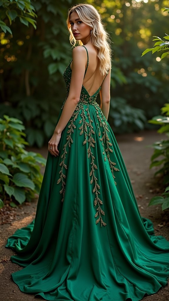 graceful evening dress design