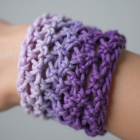 gradient color bracelet design