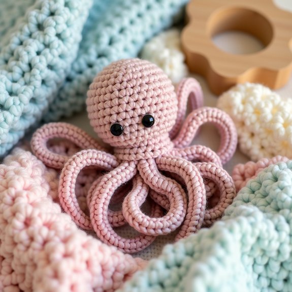 handmade baby teething toy