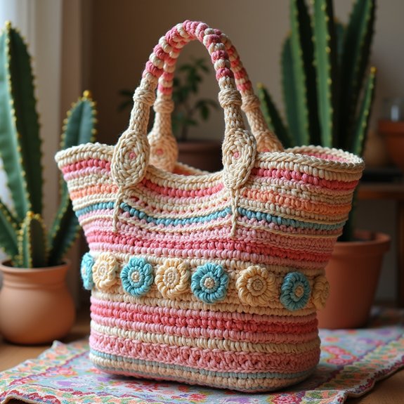 handmade crochet bag design