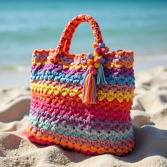 handmade crochet beach accessory
