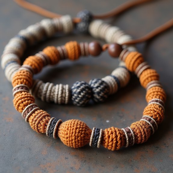 handmade crochet jewelry designs
