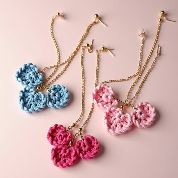 handmade crochet jewelry designs