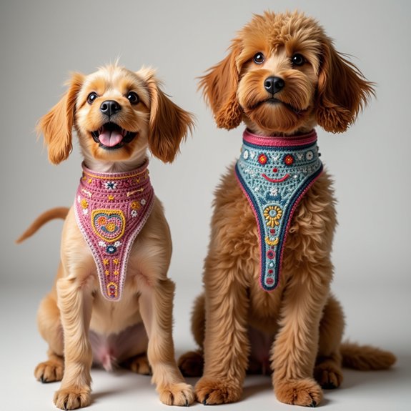 handmade crochet pet accessories