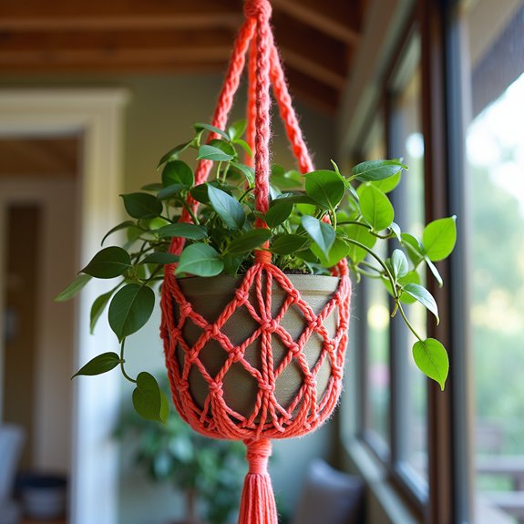 handmade decorative plant holder