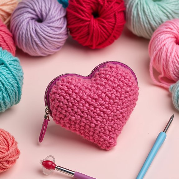 heart shaped coin holder