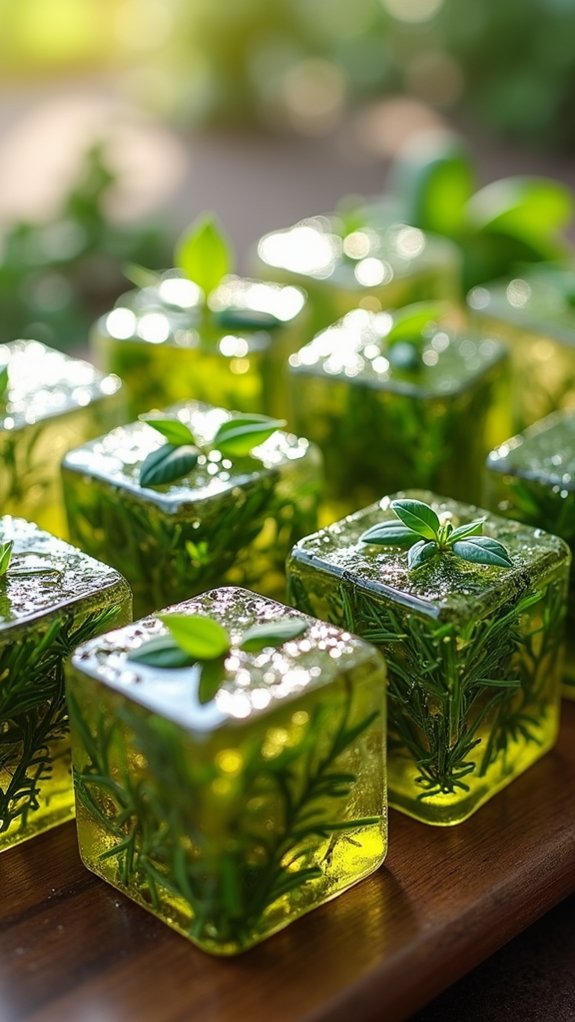 herbs preserved in oil