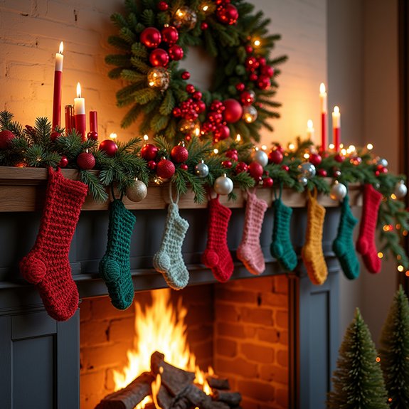 holiday crochet decoration cords