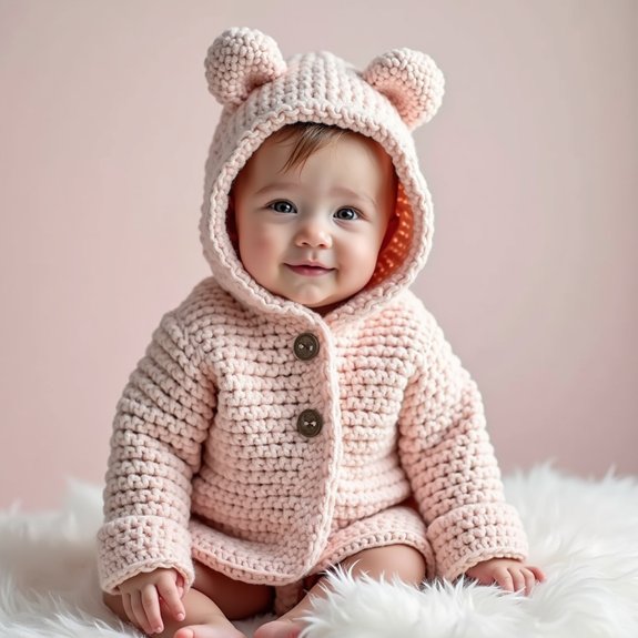 hooded jacket with ears
