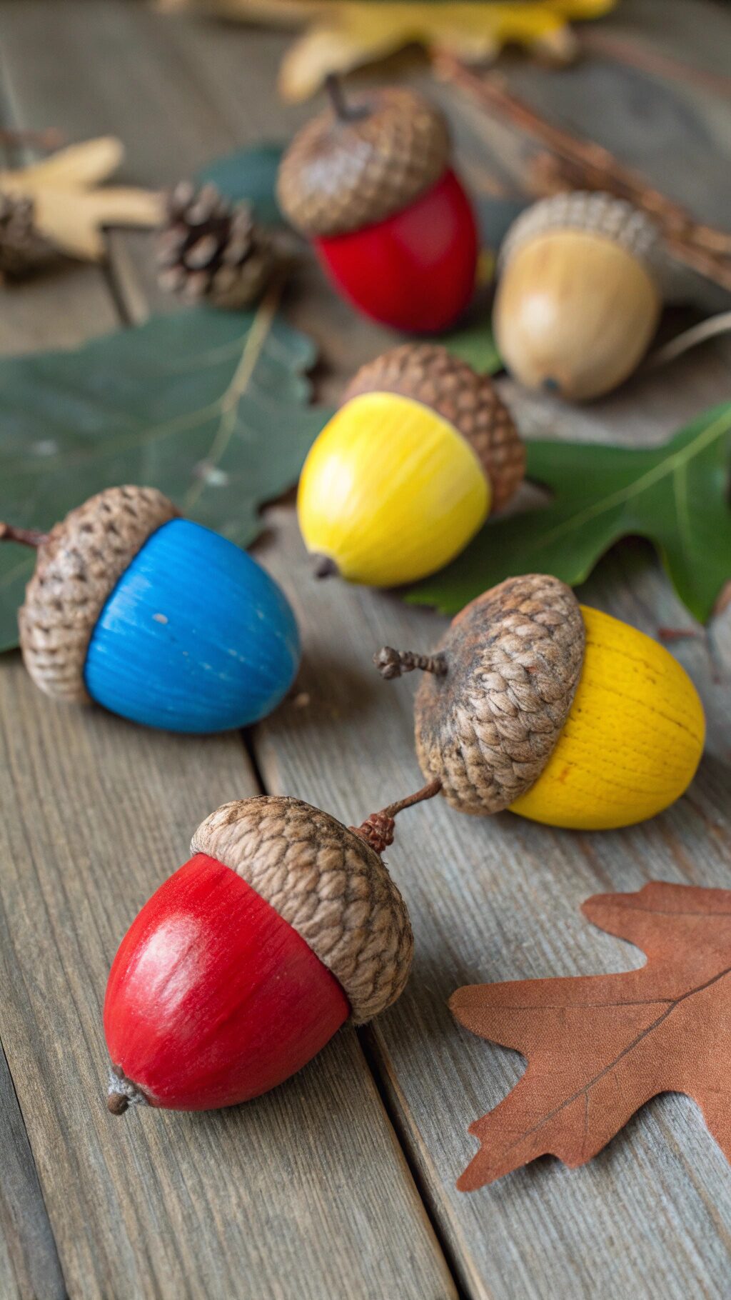 Painted Acorn Crafts
