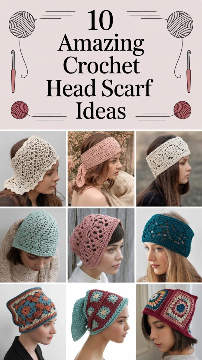 Crochet Head Scarf Ideas