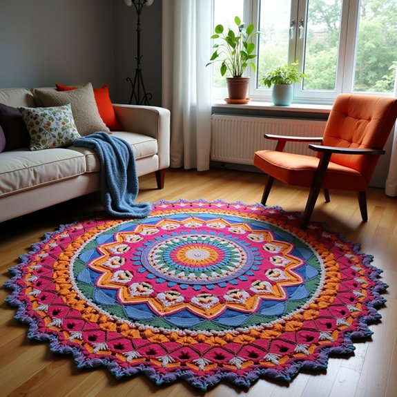 intricate circular pattern design