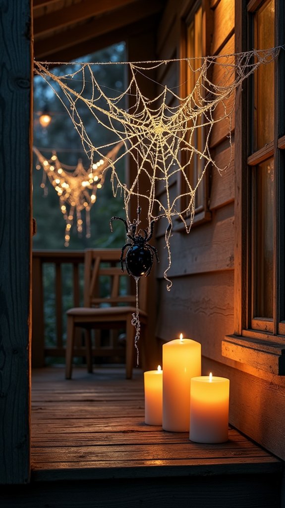 intricate eerie spider webs