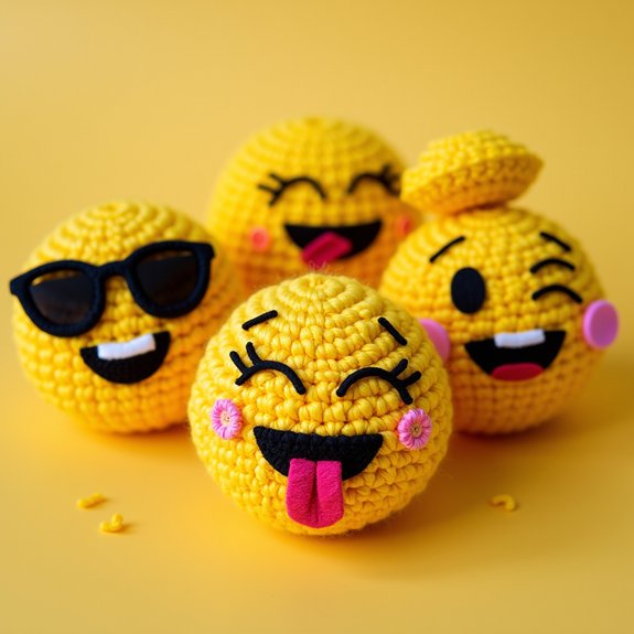 joyful expressions with emojis