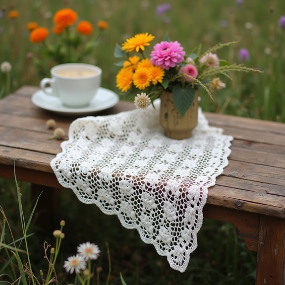 lace crochet head accessory