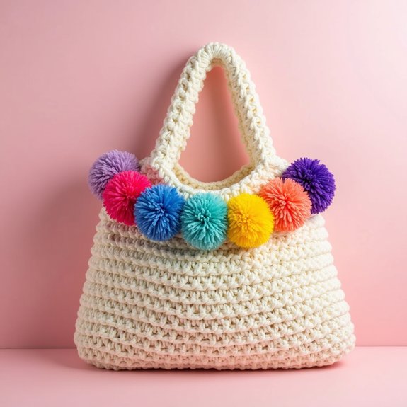 large bag with embellishments