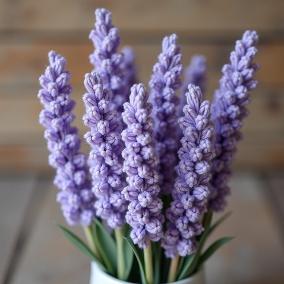 lavender sprigs in bloom
