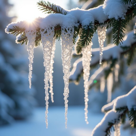 magical crochet icicle decorations