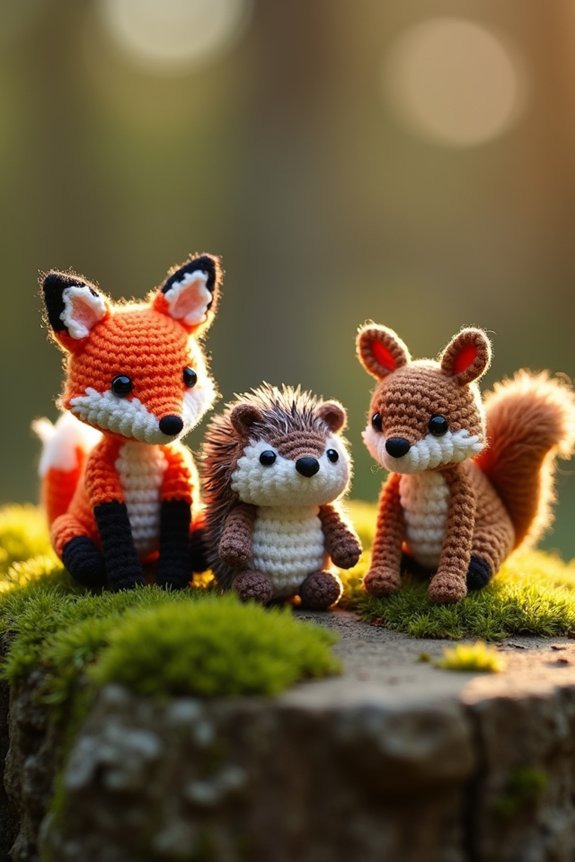 miniature woodland animal companions