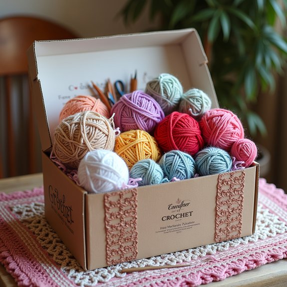 monthly crochet projects delivered