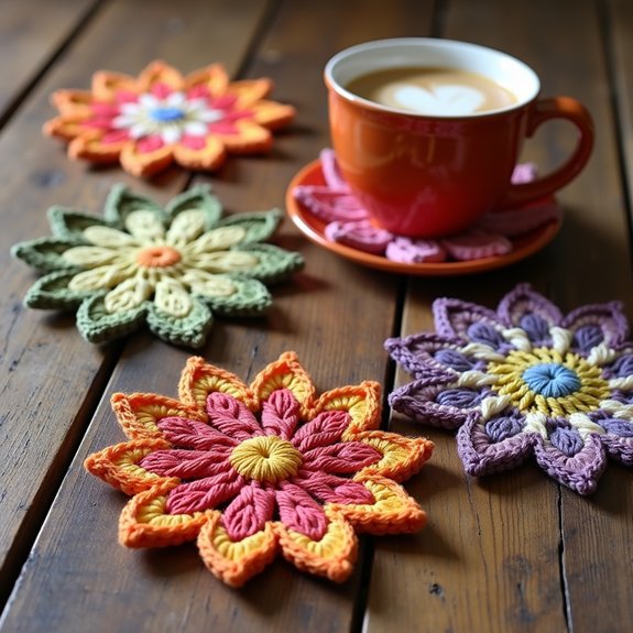 nature themed seasonal coasters
