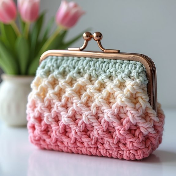 ombre style coin holder