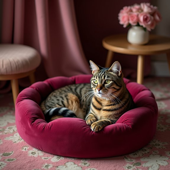 opulent soft feline resting