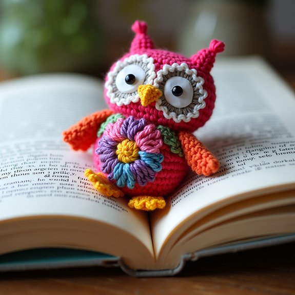 owl themed reading accessory