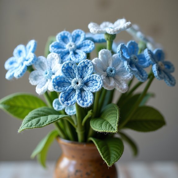 peaceful floral memory displays