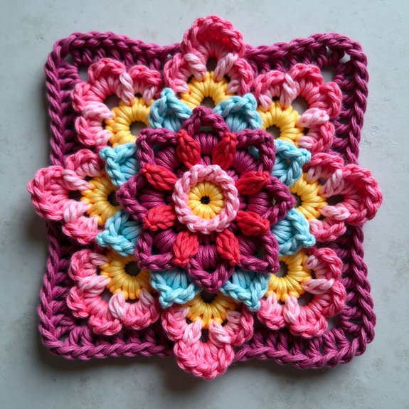 peony petal design pattern