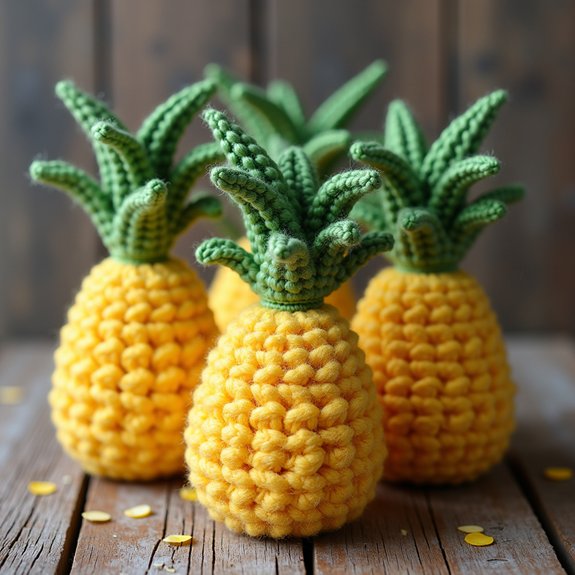 pineapple crochet design instructions