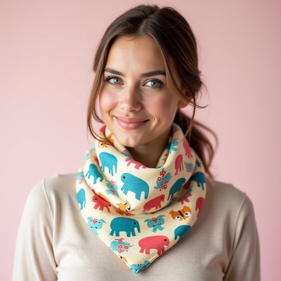 playful patterned fabric accessory