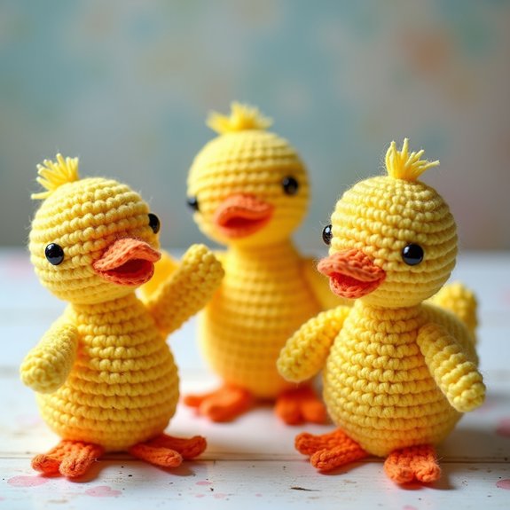 quirky duck themed puppets