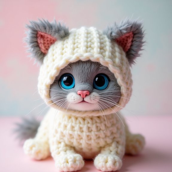 ragdoll cat beanie design