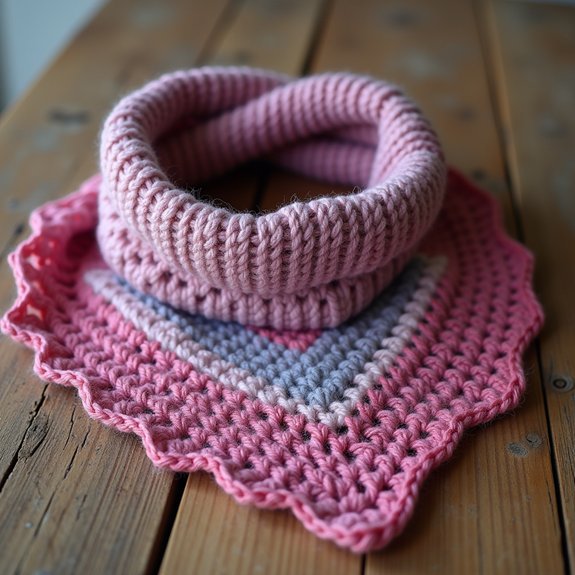 ribbed textured fabric accessory