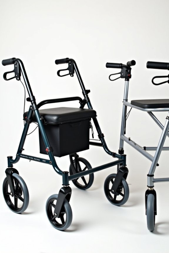 rollators offer enhanced mobility