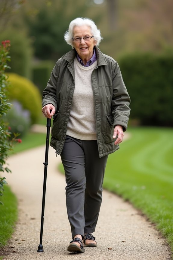 safe walking stick practices